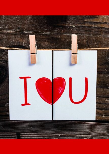 Ευχετήρια κάρτα "I ♡ U"